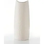 Eurofirany Decoratieve Vaas Riso 14x9x35 cm - Crème Keramiek