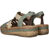 Rieker V0920 Sandalen | Maat 39 Dames Groen