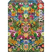 Educa Puzzel, 1000 stukjes, Toekan, kleurrijk, karton