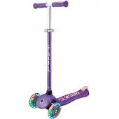 Globber 3-Wiel Step - Primo Plus Lights Purple - paars - lichtgevende wielen - in hoogte verstelbaar - vanaf 3 tot 9 jaar