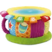 Vtech Baby Pluchen Lichtjestrommel - Educatief Babyspeelgoed - Cijfers en Kleuren - Cadeau - Van 6 tot 36 Maanden