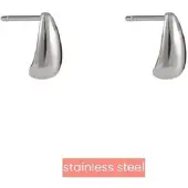 Go Dutch Label Oorknoppen small drop Zilver