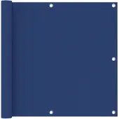 vidaXL Balkonscherm 90x500 cm oxford stof blauw