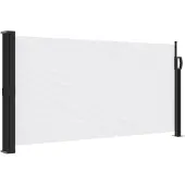 vidaXL Windscherm uittrekbaar 100x300 cm wit