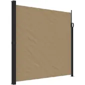 vidaXL Windscherm uittrekbaar 200x500 cm taupe