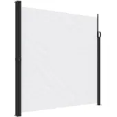 vidaXL Windscherm uittrekbaar 200x600 cm wit