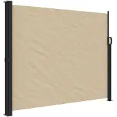 vidaXL Windscherm uittrekbaar 160x500 cm beige