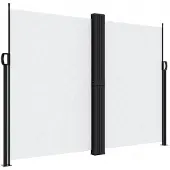vidaXL Windscherm uittrekbaar 180x600 cm wit