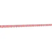 vidaXL Vervangingsdoek voor luifelrok gestreept 480x20 cm rood en wit