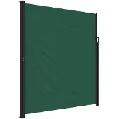 vidaXL Windscherm uittrekbaar 220x500 cm donkergroen