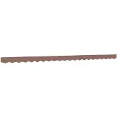 vidaXL Vervangingsdoek voor luifelrok gestreept 480x20 cm bruin
