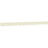 vidaXL Vervangingsdoek voor luifelrok gestreept 280x20 cm crèmekleurig