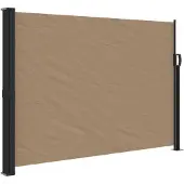vidaXL Windscherm uittrekbaar 140x500 cm taupe
