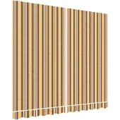 vidaXL Vervangingsdoek voor luifel 280x245 cm polyester oranje en zwart