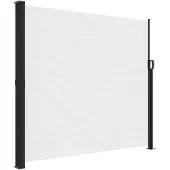 vidaXL Windscherm uittrekbaar 180x500 cm wit