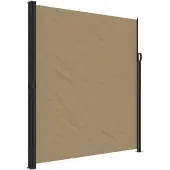 vidaXL Windscherm uittrekbaar 220x600 cm taupe