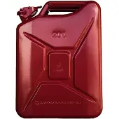Gelg Stalen Jerrycan 20L Rood