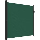 vidaXL Windscherm uittrekbaar 200x300 cm donkergroen