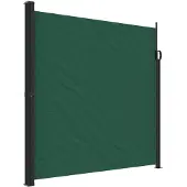vidaXL Windscherm uittrekbaar 200x500 cm donkergroen
