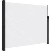 vidaXL Windscherm uittrekbaar 160x500 cm wit