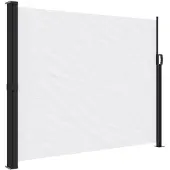 vidaXL Windscherm uittrekbaar 160x300 cm wit