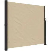 vidaXL Windscherm uittrekbaar 180x600 cm beige