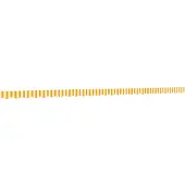 vidaXL Vervangingsdoek voor luifelrok gestreept 600 cm geel en wit