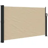 vidaXL Windscherm uittrekbaar 120x600 cm beige