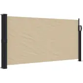 vidaXL Windscherm uittrekbaar 100x300 cm beige