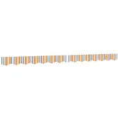 vidaXL Vervangingsdoek voor luifelrok gestreept 330x20 cm meerkleurig