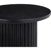 Beliani LEMONT - Salontafel - Zwart - Mangohout