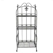 Clayre & Eef Wandrek 60x42x150 cm ijzer tuinrek