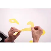 TickiT Siliconen cijfers - geel