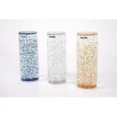TickiT Sensorische Glitterstorm Set (3-delig) – Rustgevende Glitterflessen in Goud, Zilver & Blauw – Sensorisch Speelgoed voor Focus, Ontspanning & Leren – Vanaf 3 Jaar
