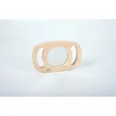 TickiT Makkelijk vast te houden houten Handspiegel