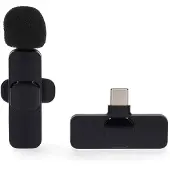 Nedis Microfoon | Gebruikt voor: Notebook / Smartphone / Tablet | Draadloos / USB Type-C | USB-C Female | Aan/uit knop - MICW110BK
