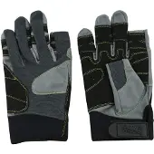 Lalizas Cut Amara Gloves Wit,Zwart M
