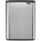 Brabantia Bo Prullenbak - 12 liter - Matt Steel Fingerprint Proof