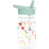 A Little Lovely Company Drinkfles m. Rietje - 450 ml - Joy - - OneSize - Drinkflessen