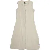 Lodger Hopper - Hydrofiele Slaapzak Baby - Creme - 0.3 TOG - 62cm - Biologisch Katoen - Zomerslaapzak & Babyslaapzak