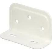 Alberts 849573 versterkingshoek | ingeperst, met sleufgat | witte kunststof coating | 25 x 40 x 70 mm | set van 20
