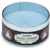 Goloka Zeven Chakras Paraffine Wax Geurkaars in blik