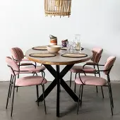 Giga Meubel Eettafel Max Ovaal Visgraat 240cm