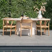 Giga Meubel Tuintafel Myrna Ovaal Travertin 240cm