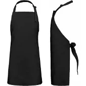 Benza Schort Kinderschort - Zwart - 50 x 60 cm