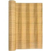 vidaXL Balkonscherm 500x100 cm poly rattan lichtbruin