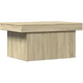 vidaXL Salontafel 100x55x40 cm bewerkt hout sonoma eikenkleurig