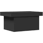 vidaXL Salontafel 100x55x40 cm bewerkt hout zwart