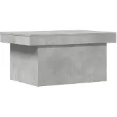 vidaXL Salontafel 100x55x40 cm bewerkt hout betongrijs