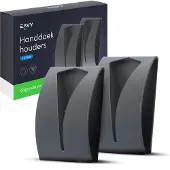 EAVY Handdoekhaakjes Zelfklevend 2 stuks - Handdoekhouder Zwart - Zelfklevende Haakjes